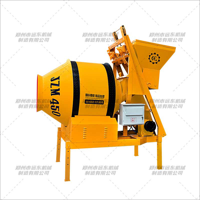 JZM450型全自動爬斗攪拌機(jī)(圖1) JZM450型全自動爬斗攪拌機(jī)(圖1)