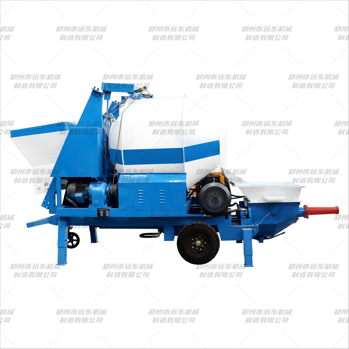 混凝土攪拌輸送一體機(圖3) 混凝土攪拌輸送一體機(圖3)